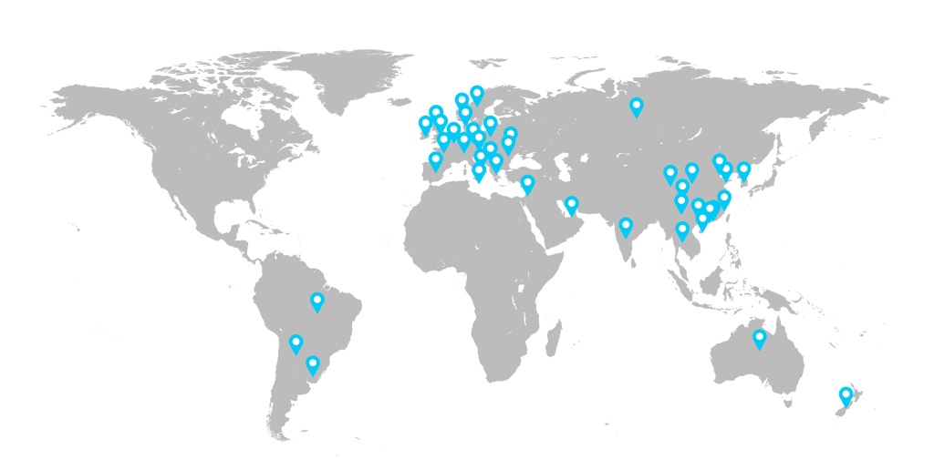 Business Distribution - 30 Countries and Regions